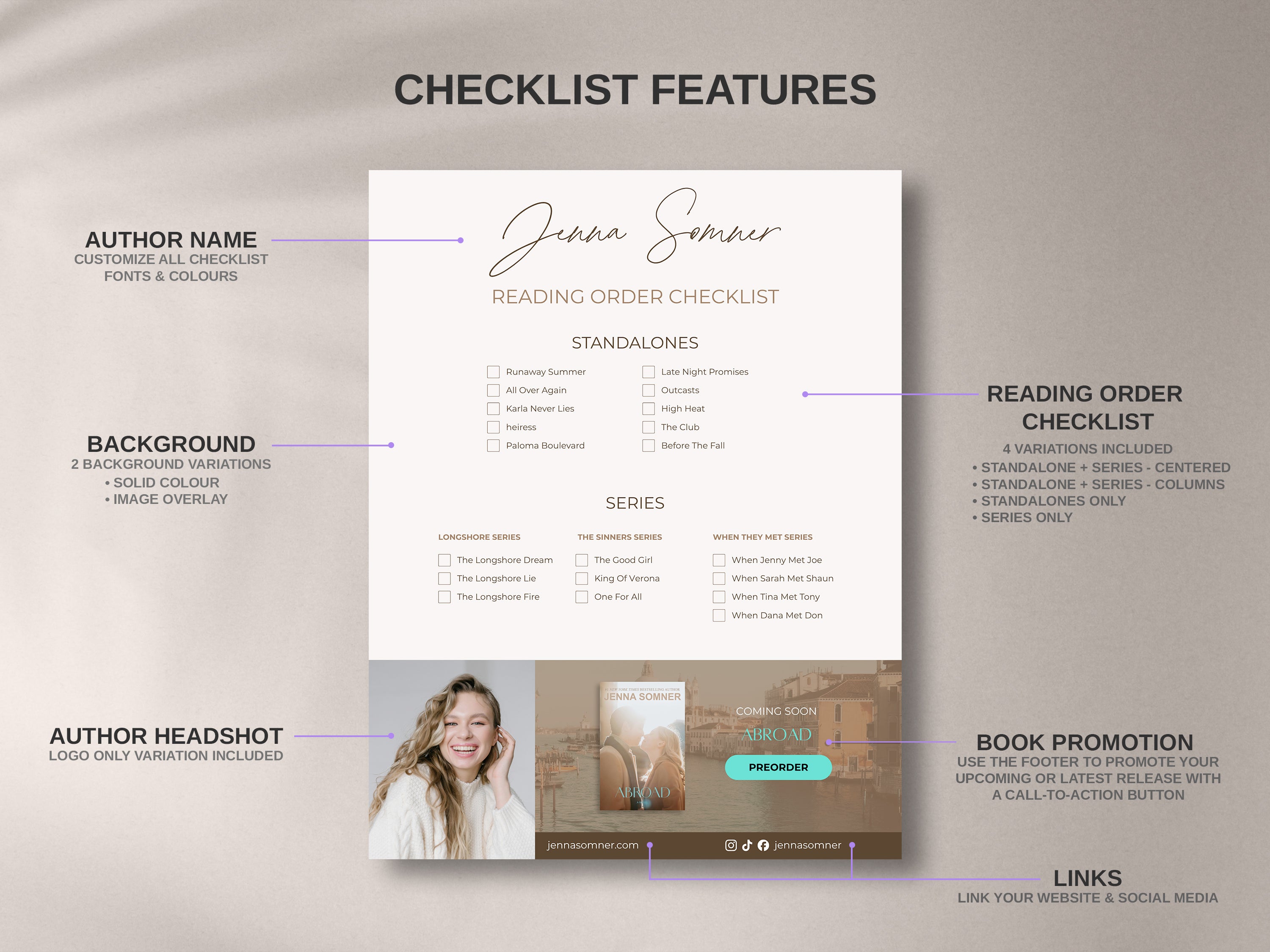 Reading Order Checklist • Canva Template