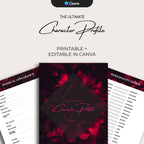 Character Profile Template - Romantic