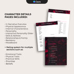 Character Profile Template - Romantic