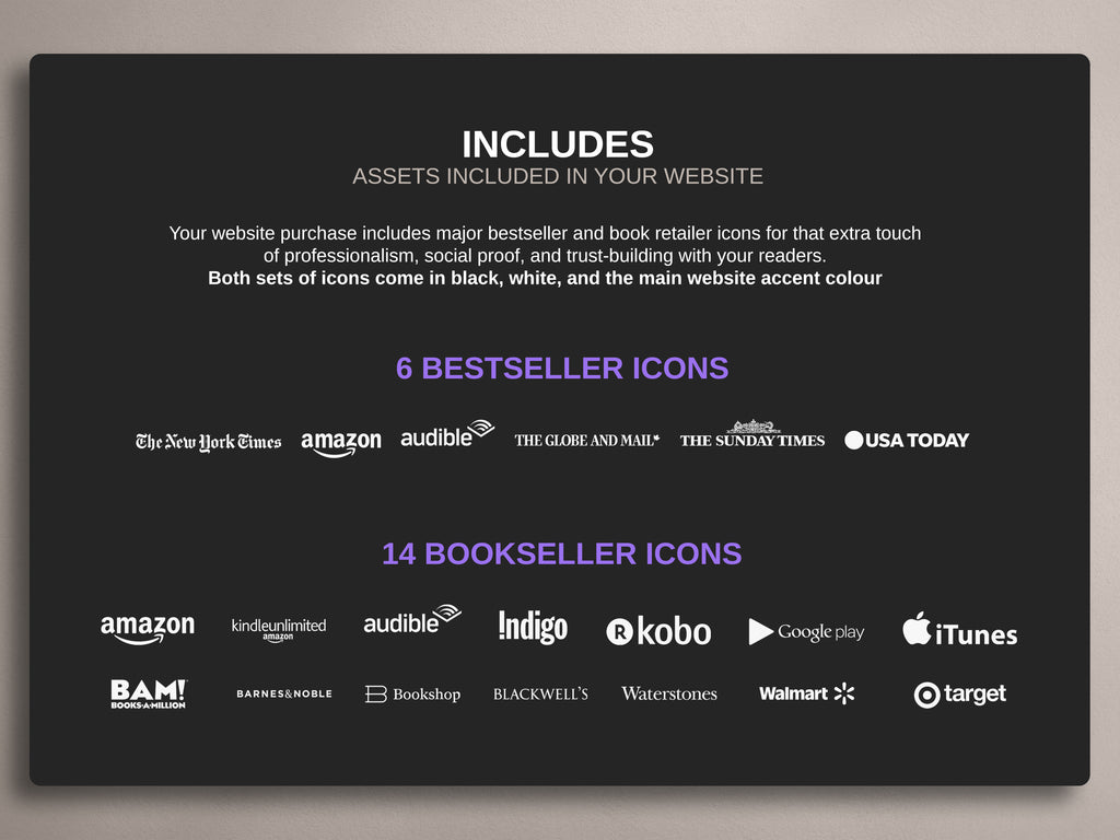 ANTARA  • Author Squarespace Website Template