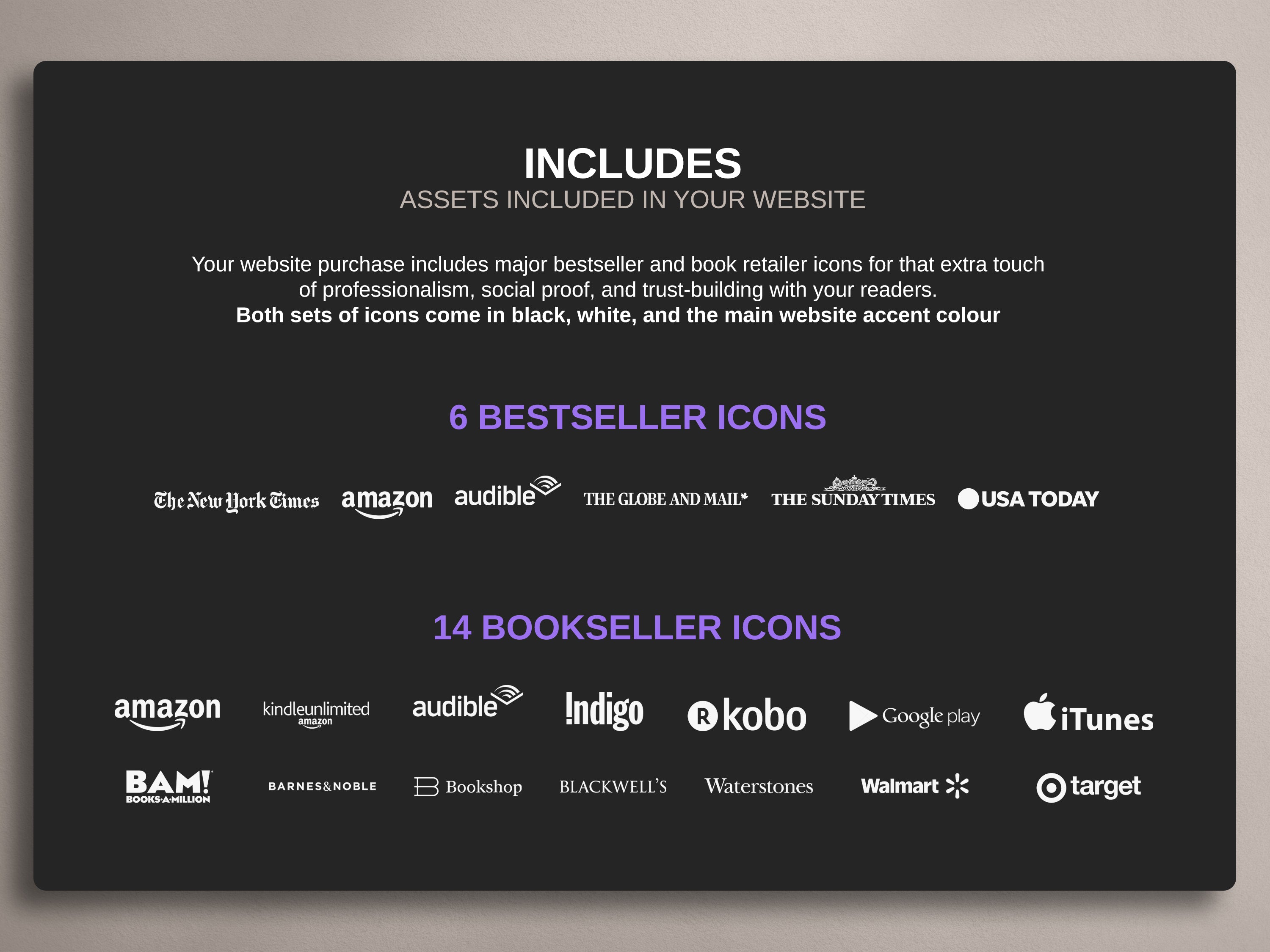 ANTARA  • Author Squarespace Website Template