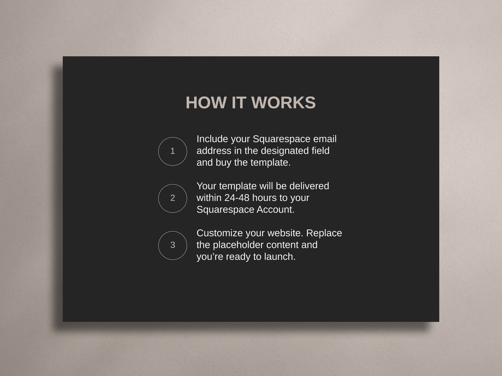 NEUTRALIS • Author Squarespace Website Template