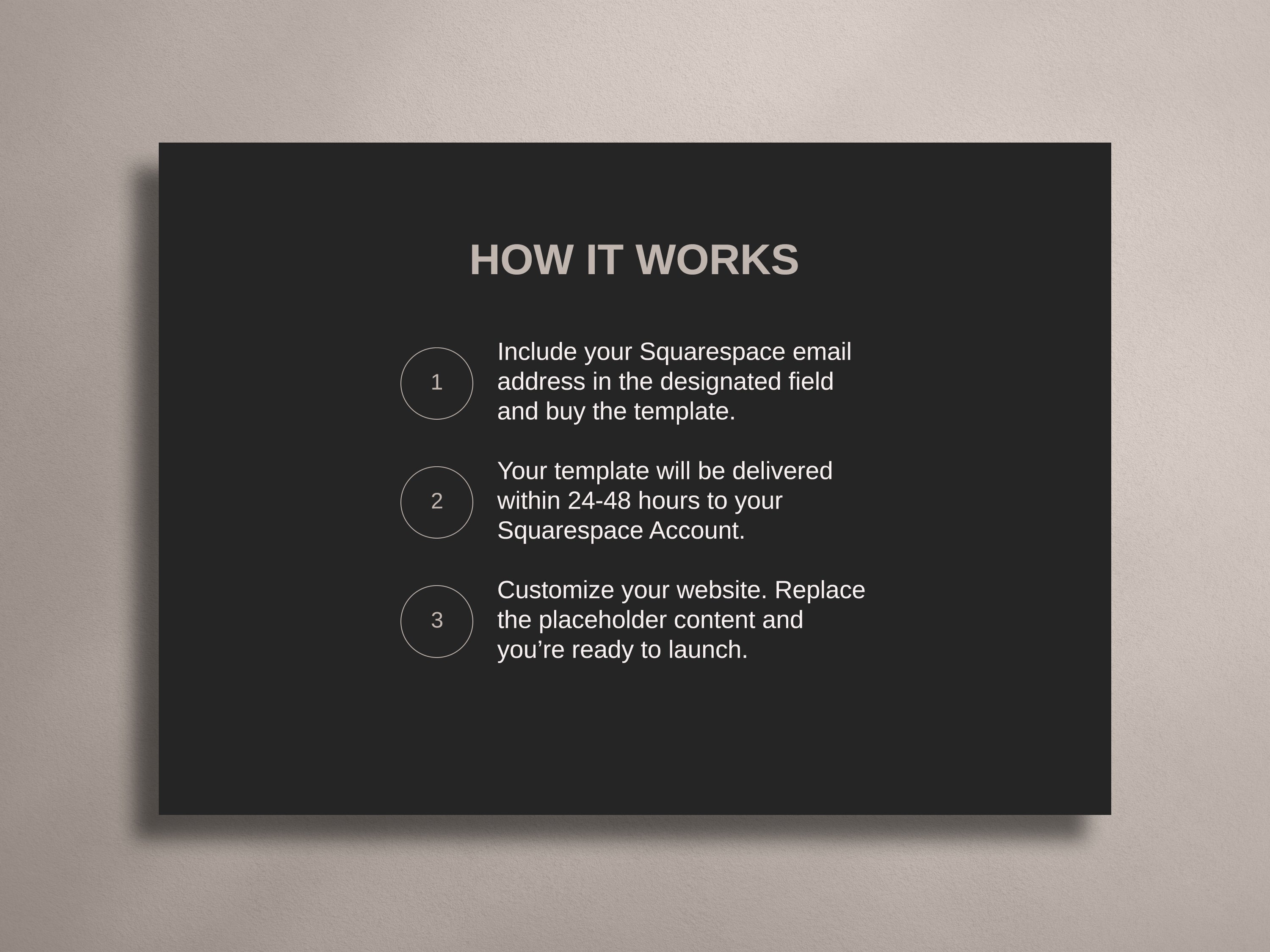 NEUTRALIS • Author Squarespace Website Template